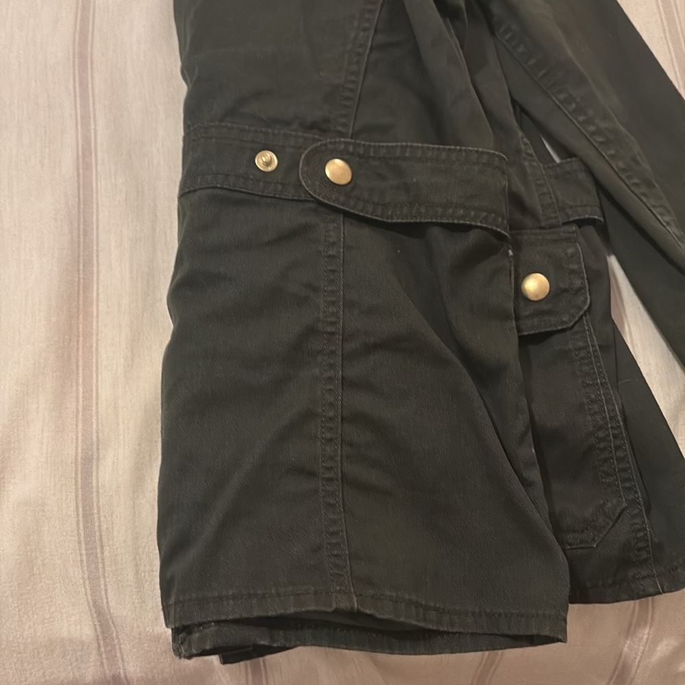 J Crew jacket - black with gold buttons - Size Petite Medium - Picture 4 of 7